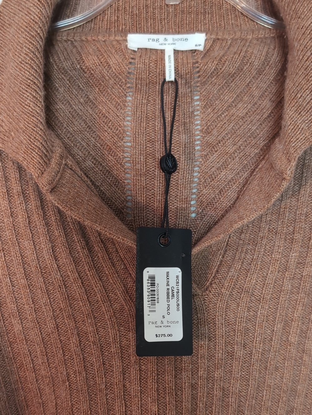 rag & bone Cropped Ribbed Collared Sweater - Picture 4 of 10